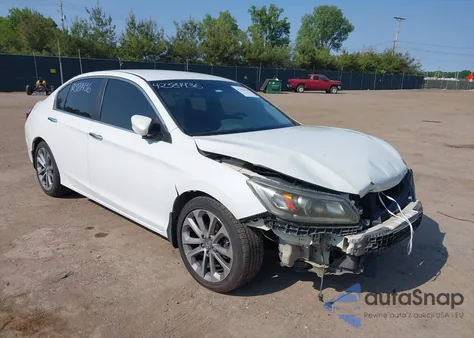 2013 Honda Accord Sport из США, поврежденный, VIN 1HGCR2F54DA060995
